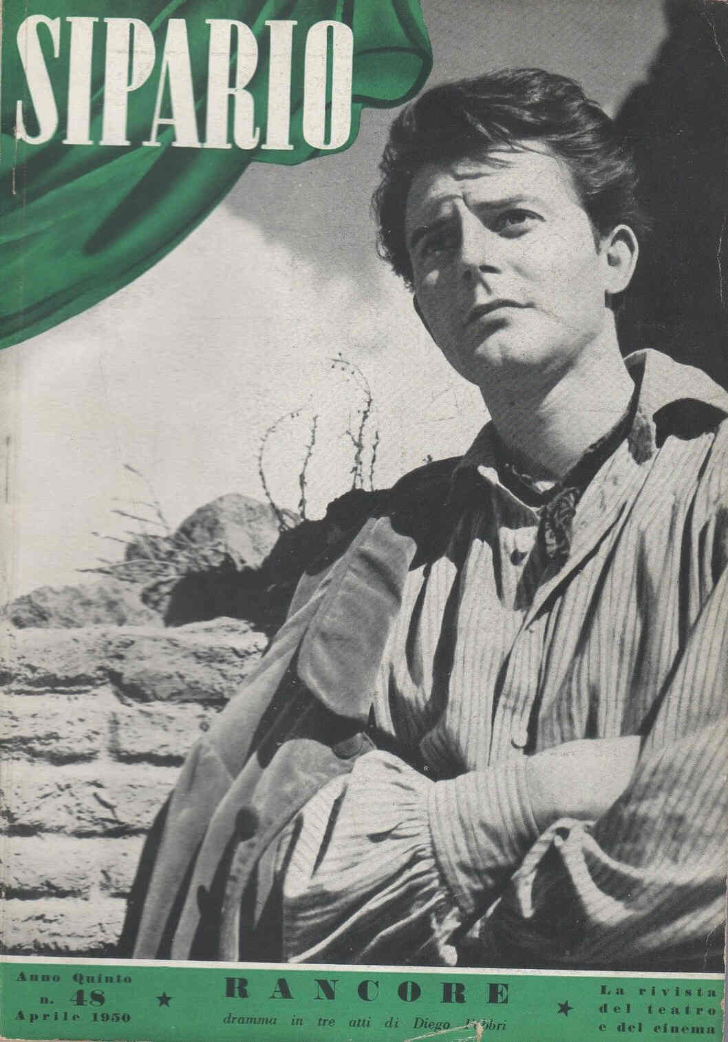 SIPARIO magazine side cover Issue 48 April 1950